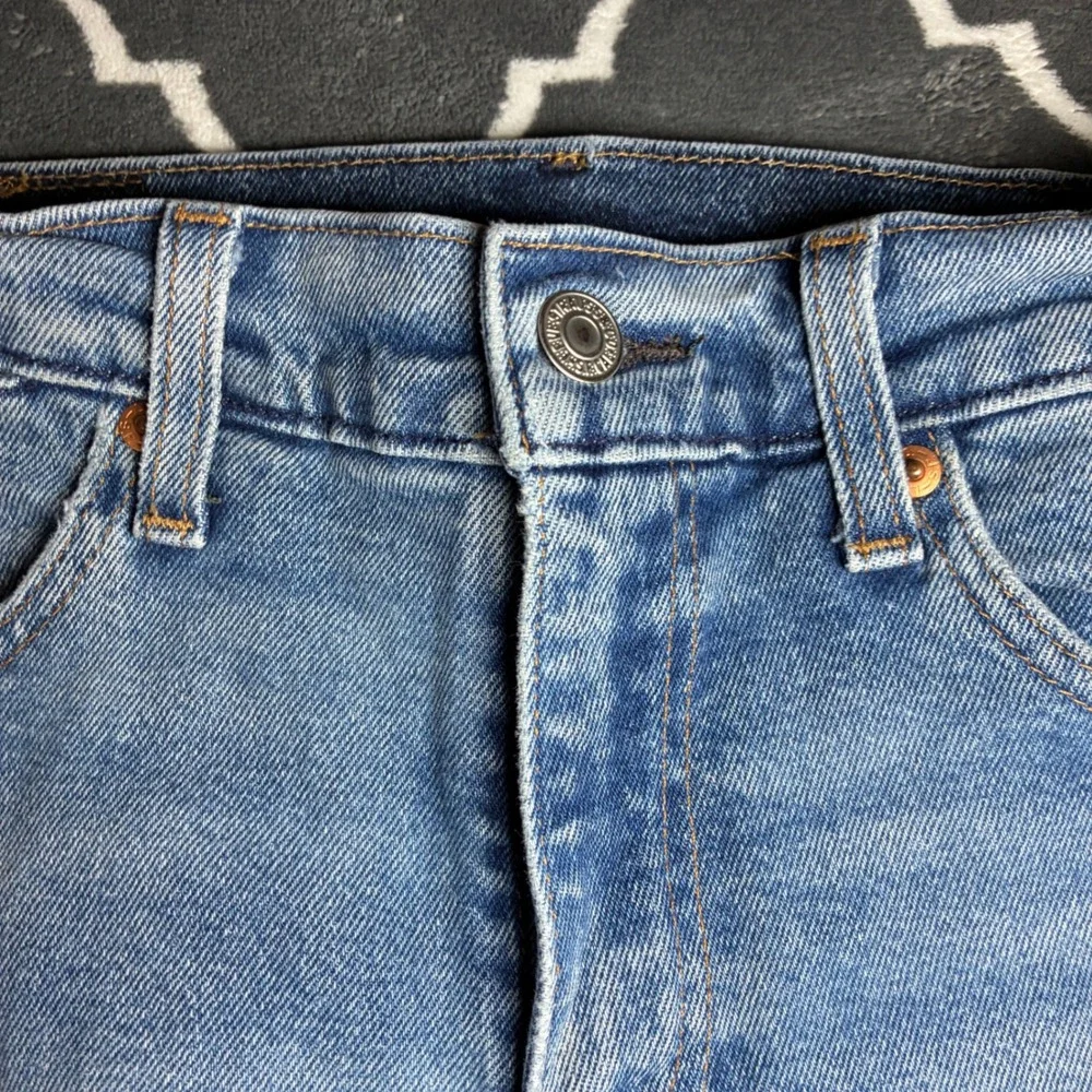 Levis 511 Slim Fit Jeans Mens 28x30 Two Tone Blue Denim Contrast Side Stripe